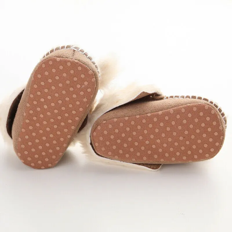 Первые ходунки для новорожденных теплые ботиночки с мягкой подошвой мальчиков и