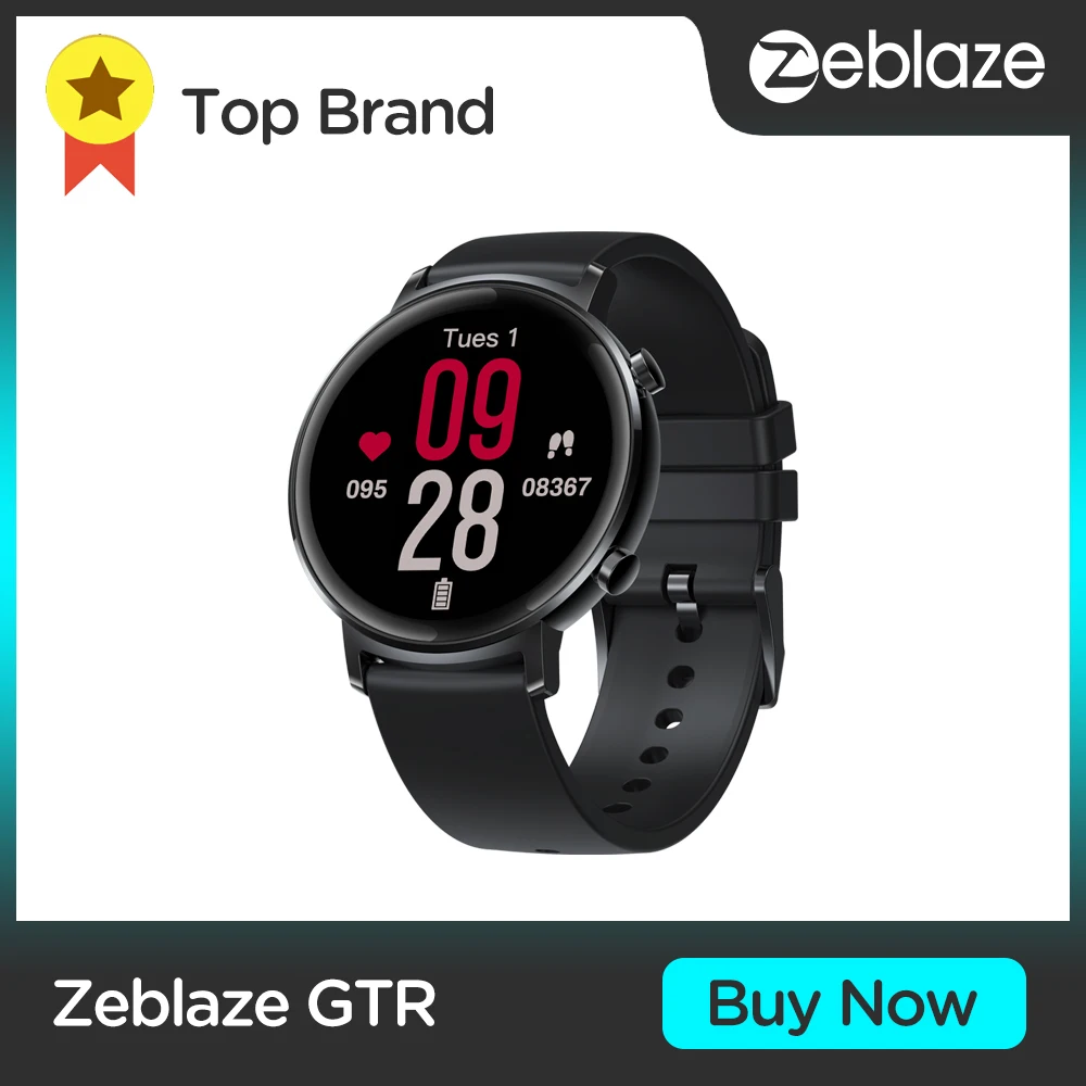 Умные часы Zeblaze GTR умные с пульсометром металлическим корпусом 10