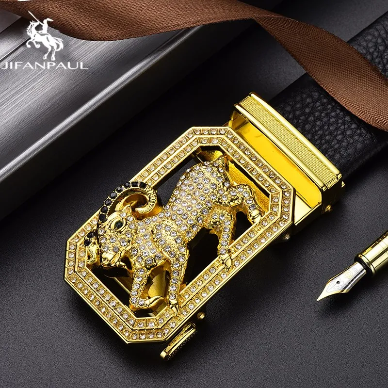 

JIFANPAUL кожа Ремни фирменный кожаный ремень Для мужчин дропшиппинг черный Ремни кожа Ремни Для мужчин 3,8 см автоматический мужской Ремни реме...