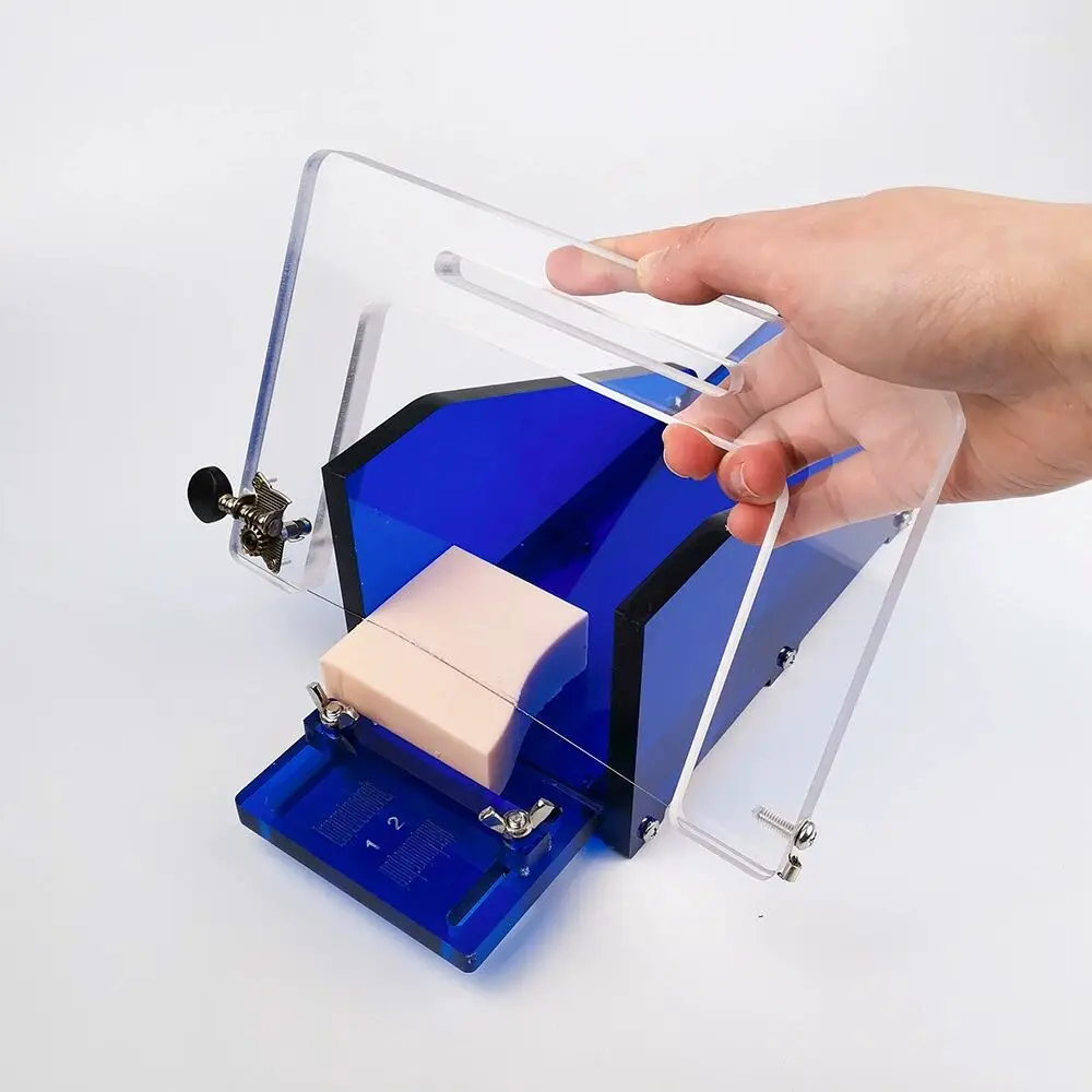 Adjustable Soap Slicer Cutting Tool Acrylic Non-Stick Cutter with Wire Loaf Mold DIY Making Supplies Slice | Дом и сад