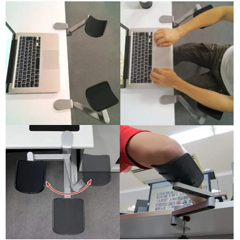 

Jincomso Rotary Computer Armrest Pad Mouse Pad,Ergonomic Computer Hand Bracket, Lifting and Adjusting Mouse Pad