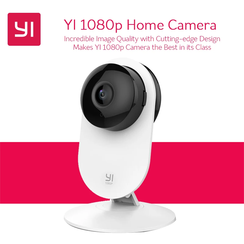 YI 1080p домашняя камера, крытая IP система видеонаблюдения с ночным видением для дома/офиса/ребенка/няни/питомца, монитор iOS Android