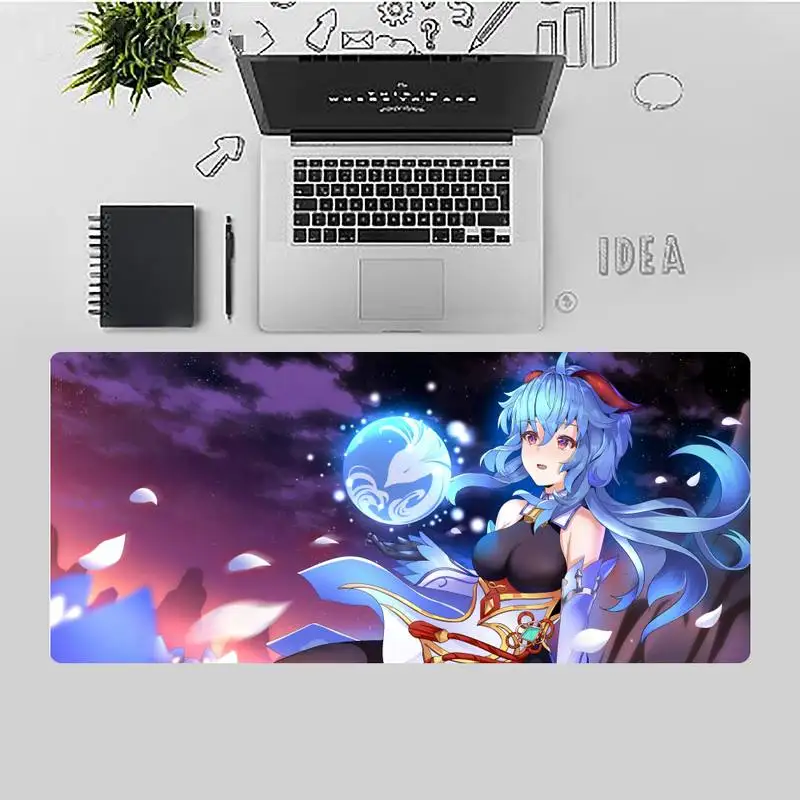 

Genshin Impact xiao ganyu Customized MousePads Anime Desk Table Protect Game Office Work Mouse Mat pad Non-slip Laptop Cushion