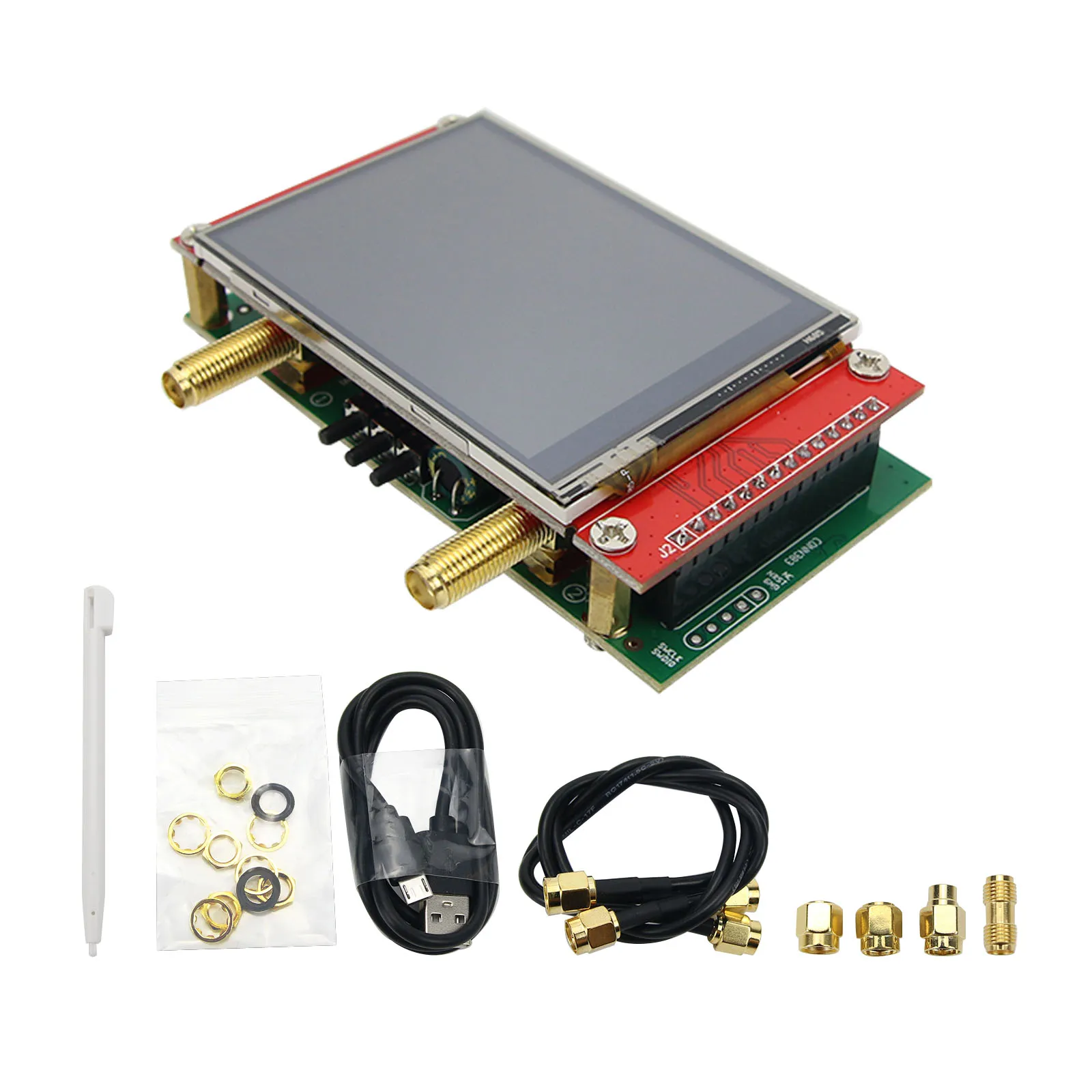 

2.8" S-A-A-2 Shortwave HF VHF UHF NanoVNA V2 50KHz-3GHz Vector Network Analyzer Kit