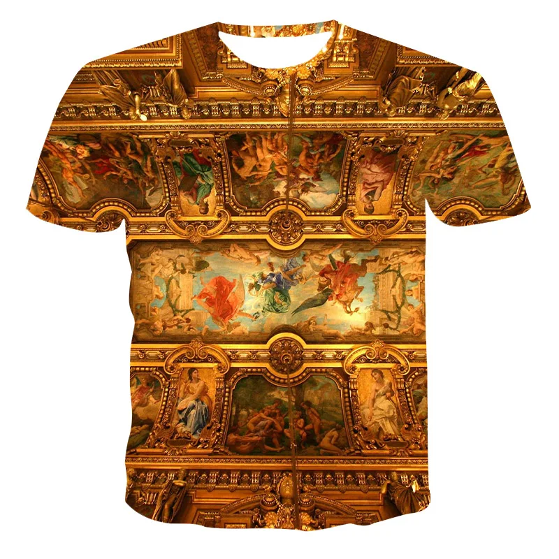 

2021 Summer New Men's Anime 3d Polyester Printing Casual Loose Comfortable Sports Short-sleeved T-shirt