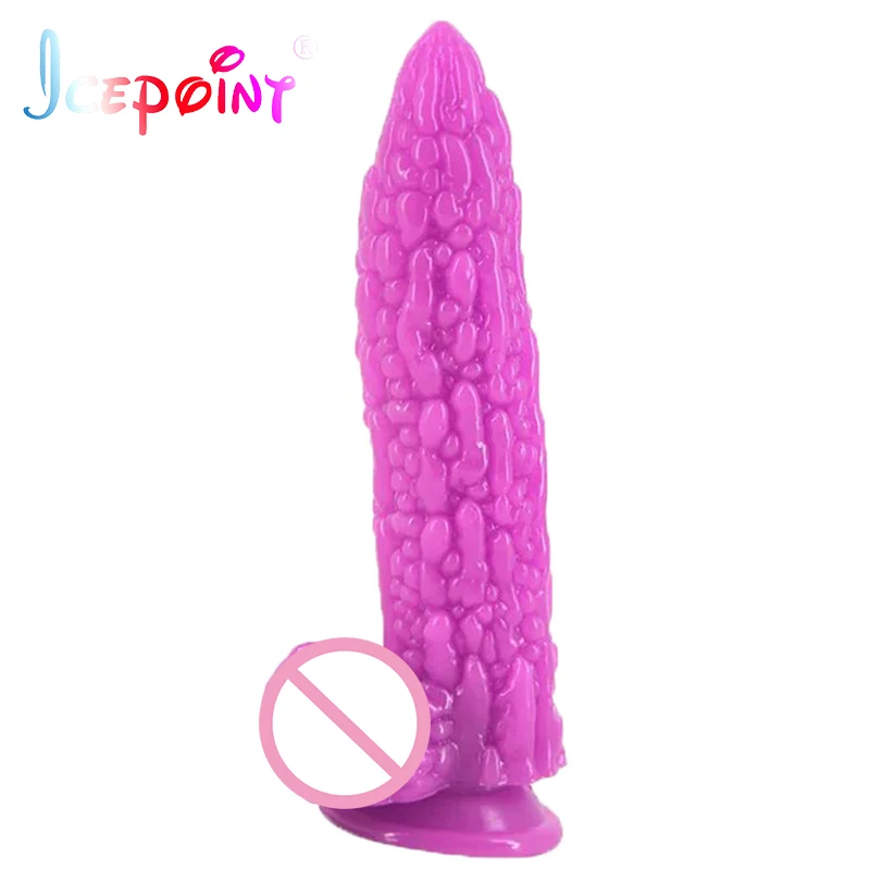 Фаллоимитатор с присоской со вставкой в виде горчицы фруктами и овощами|Дилдо| |