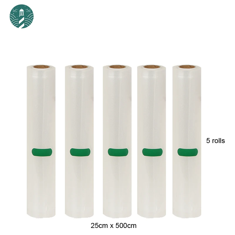Вакуумные пакеты для вакуумного упаковщика пищевых продуктов 5 рулонов 12 + 15 20 25 28