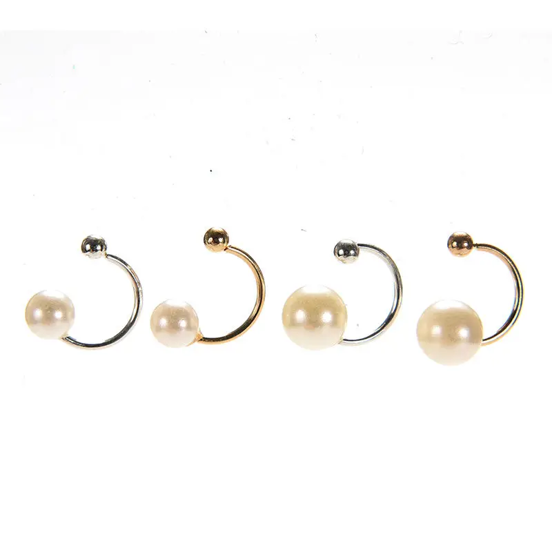 1 шт. прелестные модные туфли изысканный двойной имитация раскаты манжеты уха