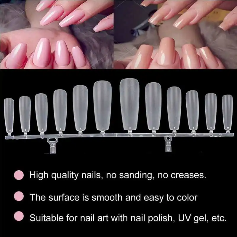 

False Nail Tips Exquisite Workmanship False Nails for Home Salon Shop