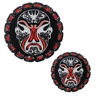 chinese peking opera patch beijing new year gift embroidered large size applique colors patches for jacket back size decoration