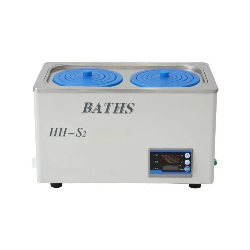 

HH-S2 Digital Thermostatic Laboratory 1 Row 2 Holes Water Bath Stainless Steel Plate Experimental Instrument
