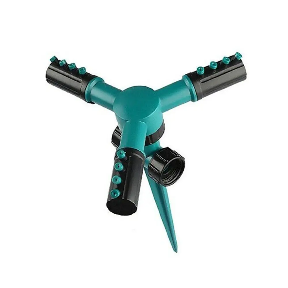 

360 Angles Rotating Sprinkler With Support rod Garden sprinkler Automatic 1 Watering Irrigation Systems Lawn B7T4