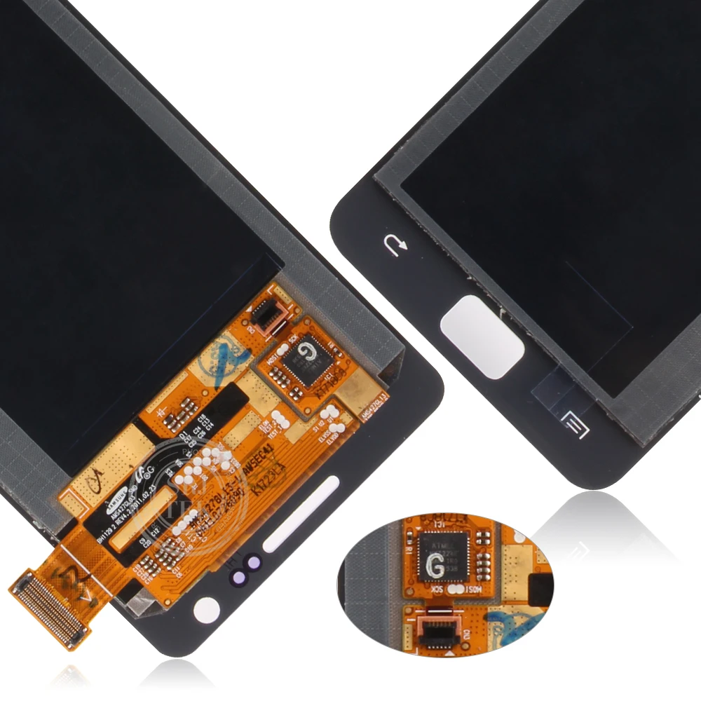 ЖК-дисплей с сенсорным экраном и дигитайзером рамкой для SAMSUNG Galaxy S2 4 3 дюйма |