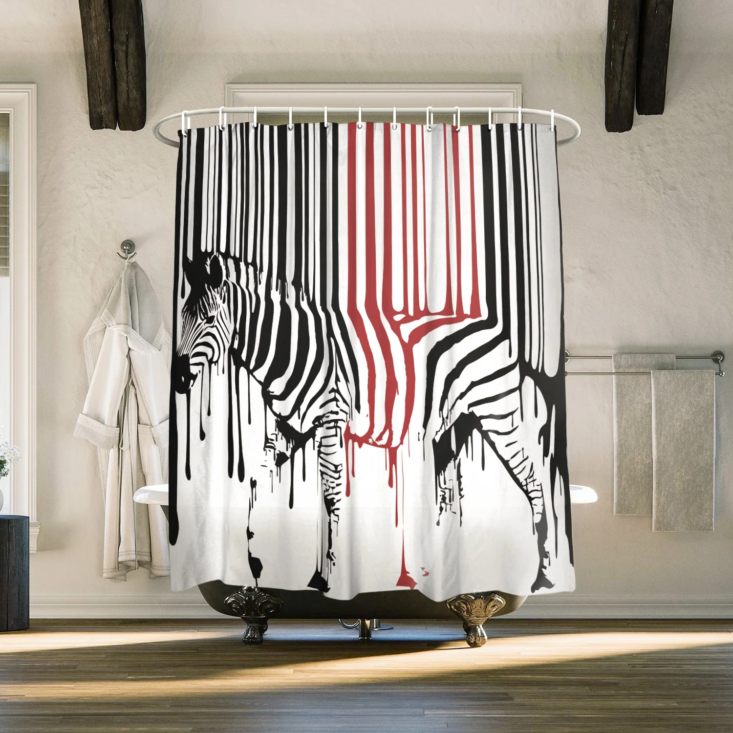 Новая Водонепроницаемая занавеска для душа с изображением Милого Животного