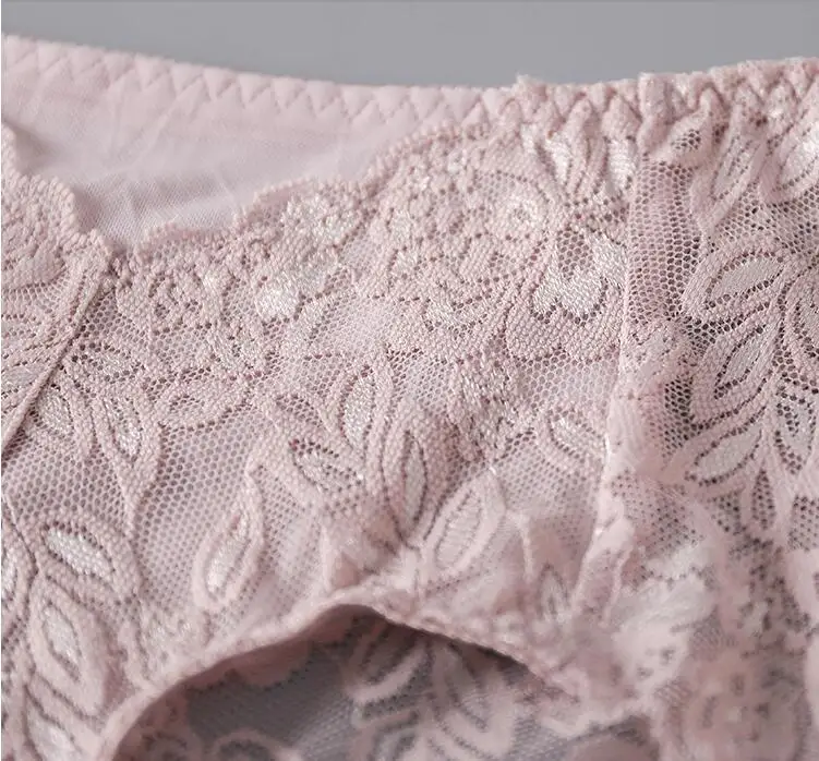 4 шт./упаковка женские кружевные трусы из натурального шелка