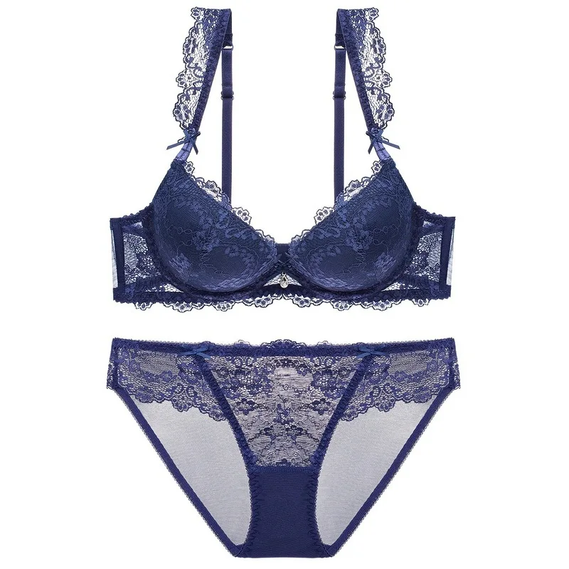 

selling in Europe and the small breasts together under the lace underwear on thin thick vice breast bra sexy bra set