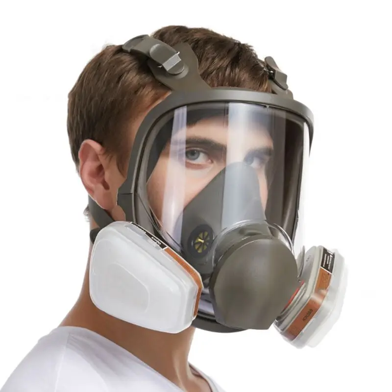 

Full Facemask Respirator Facepiece Gas Mask for Spray Painting Benzene Prevention