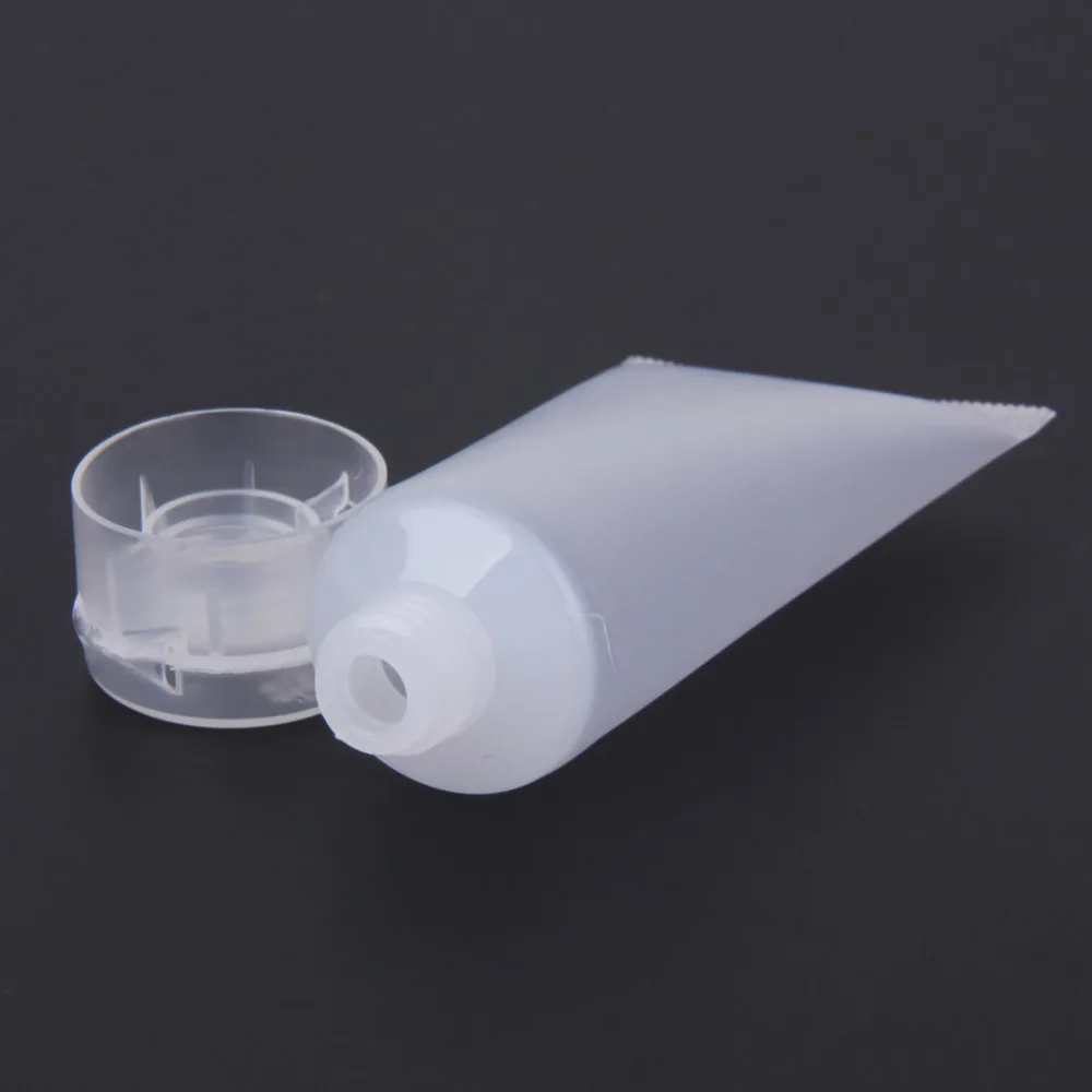 Многоразовая тусклый лак пустая косметическая бутылка Мягкая трубка с крышкой