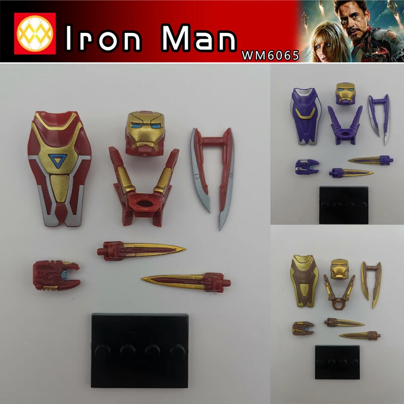 Мини-фигурки Марвел Мститель действие Строительные блоки Super hero и Железным