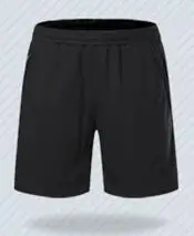 black shorts 2907 Новая Мужская/женская рубашка для бадминтона, спортивные шорты, Спортивная теннисная футболка, Майки для настольного тенниса, одежда для тенниса, сухая крутая рубашка 11927AB на заказ - Цвет: black shorts 2907