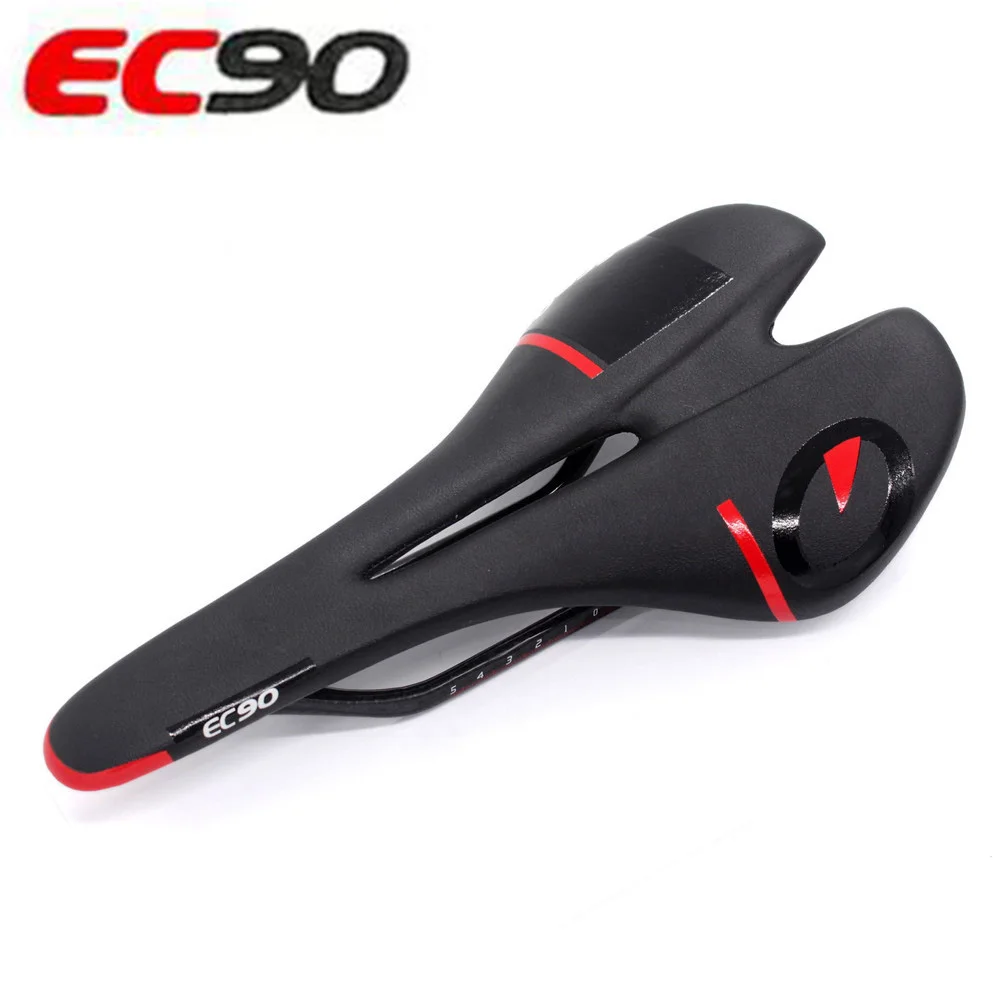 

EC90 MTB Road Bicycle Seat Saddle Hollow Design carbon fiber bow Saddle Ultra-light comfortable Cycling Racing Seat parts