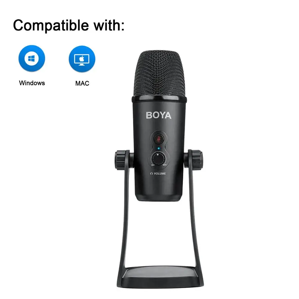 BOYA BY PM700 USB конденсаторный микрофон с тройной капсулой для ПК компьютера ноутбука