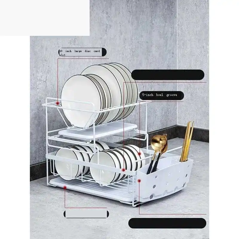 

Rangement and Sink Organizer Scolapiatti Supplies Etagere Dish Cozinha Cocina Organizador Mutfak Kitchen Storage Rack Holder