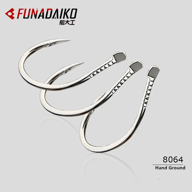 Рыболовные крючки FUNADAIKO Slow из высокоуглеродистой стали вибрационный крючок 1/0 2/0