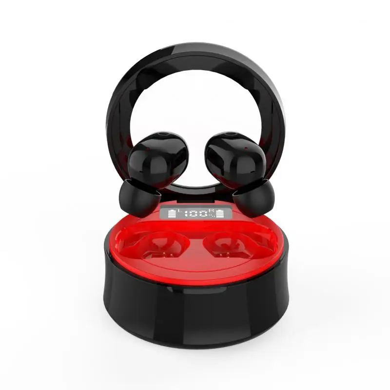 SMS T10 с сенсорным управлением цифровой дисплей TWS Беспроводная bluetooth гарнитура