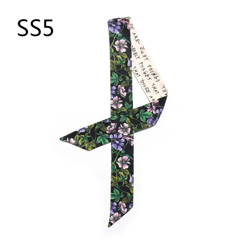 Классический шарф с принтом в стиле ретро новый маленький шелковый для женщин