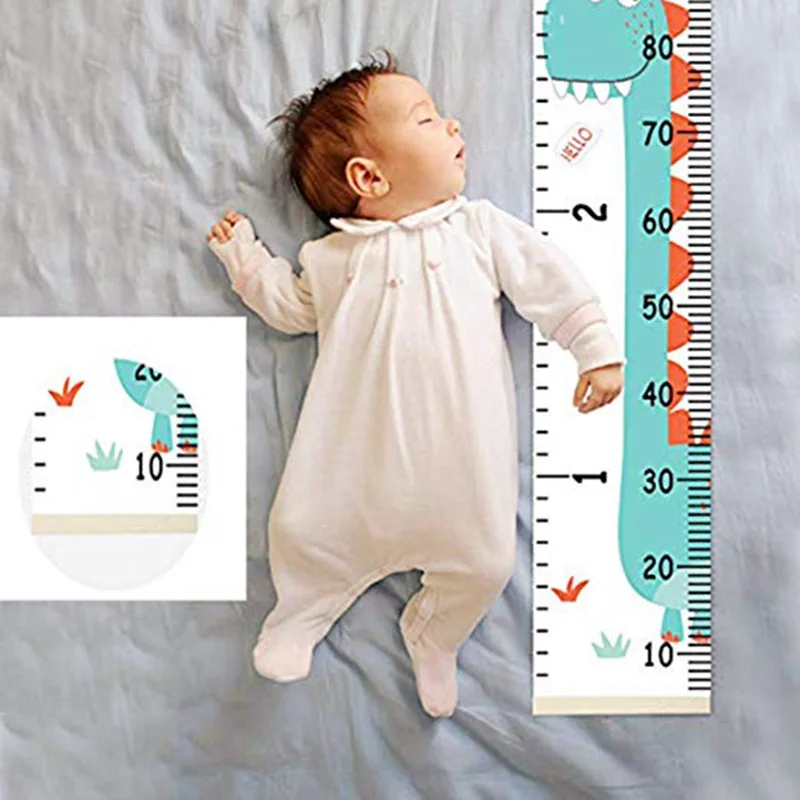 Динозавр график роста детей ребенка рулонная деревянная рамка холст съемные