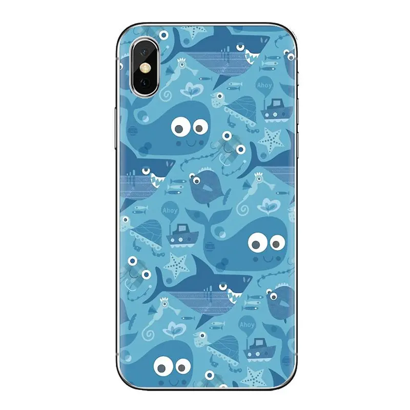 Акулы морские большие создания прозрачный мягкий чехол для iPod Touch Apple iPhone 4 4s 5 5S SE 5C