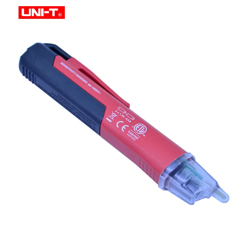 UNI-T AC Voltage Detector Meter UT12D/S/M/E 24V/90V-1000V Non-Contact Tester Pen Socket Volt Current Electric Test Pencil
