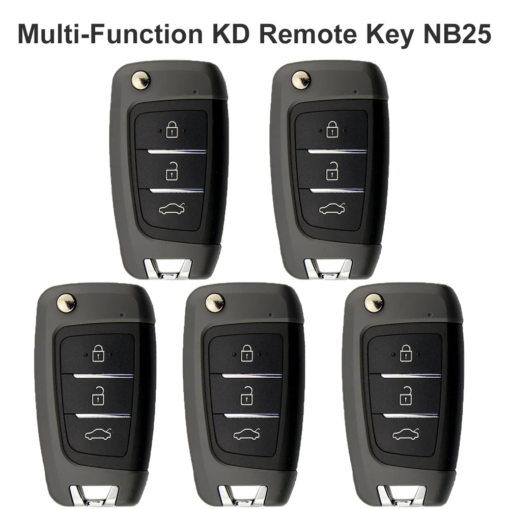 

OkeyTech 3 Buttons KeyDiy Multi-Function Universal KD Remote Control Key NB25 NB25-3 For KD200 KD900 URG200 KD-X2 Key Programmer