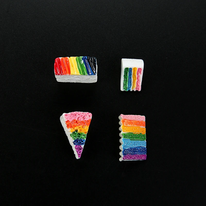 15 шт. радужные украшения для торта из смолы | Дом и сад