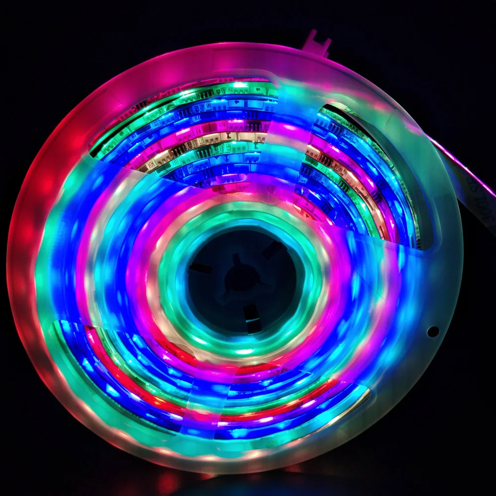 SM16703 WS2811 Addressable Rgb Led Strip 60 leds/M 12V digital 5050 programable 5M Smart Pixel Led Tape for led madrix project