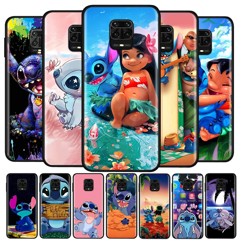 

Cute Cartoon Stitch For Xiaomi Redmi Note10 10S 9T 9S 9 8T 8 7 6 5A 5 4 4X Prime Pro Max Soft Silicone Phone Case