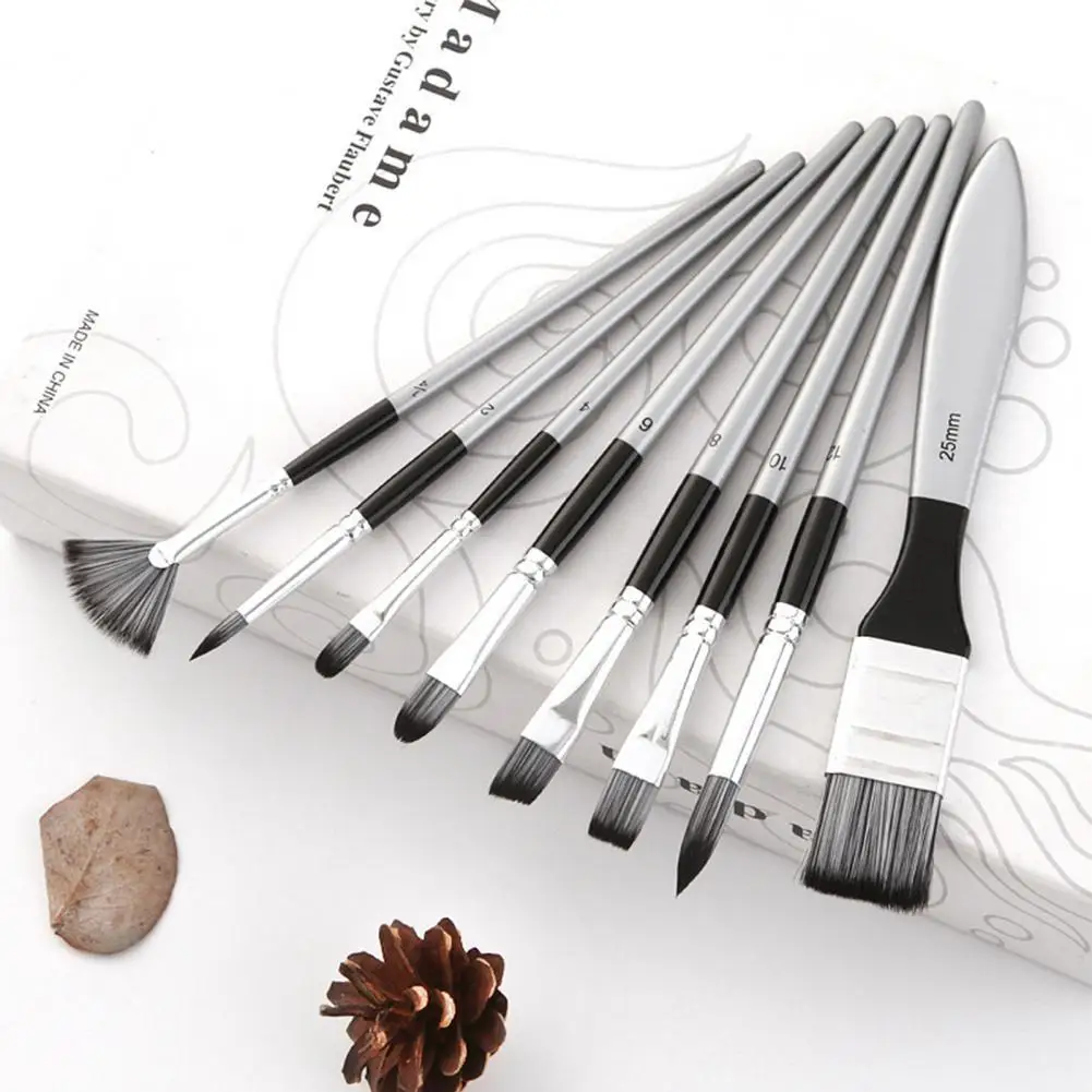 

Anti-deform Eco-friendly Rock Canvas Watercolor Paint Brush for Classroom