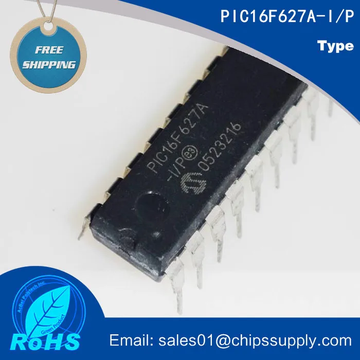 5 шт./лот PIC16F627A-I/P PIC16F627A-I-P DIP18 PIC16F627A-IP IC MCU 8BIT 1.75KB флэш-18DIP | Обустройство дома