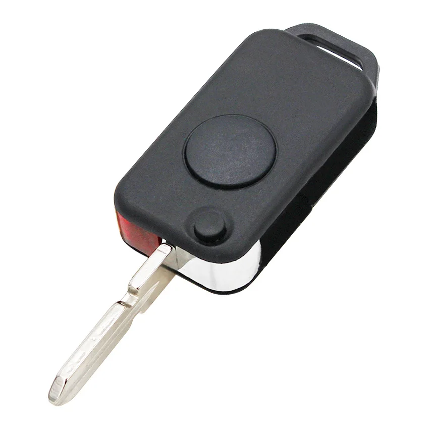 1 Button Folding Flip Remote Key Shell Case Fob For Mercedes Benz ML320 ML55 AMG C230 S500 E420 500SL C280 HU39/HU64 Uncut Blade |