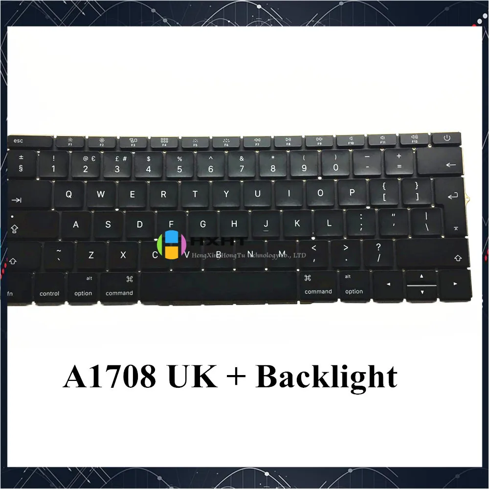 Новая клавиатура A1708 UK с подсветкой для Macbook Pro 13 3 &quotRetina Клавиатура ноутбука MLL42
