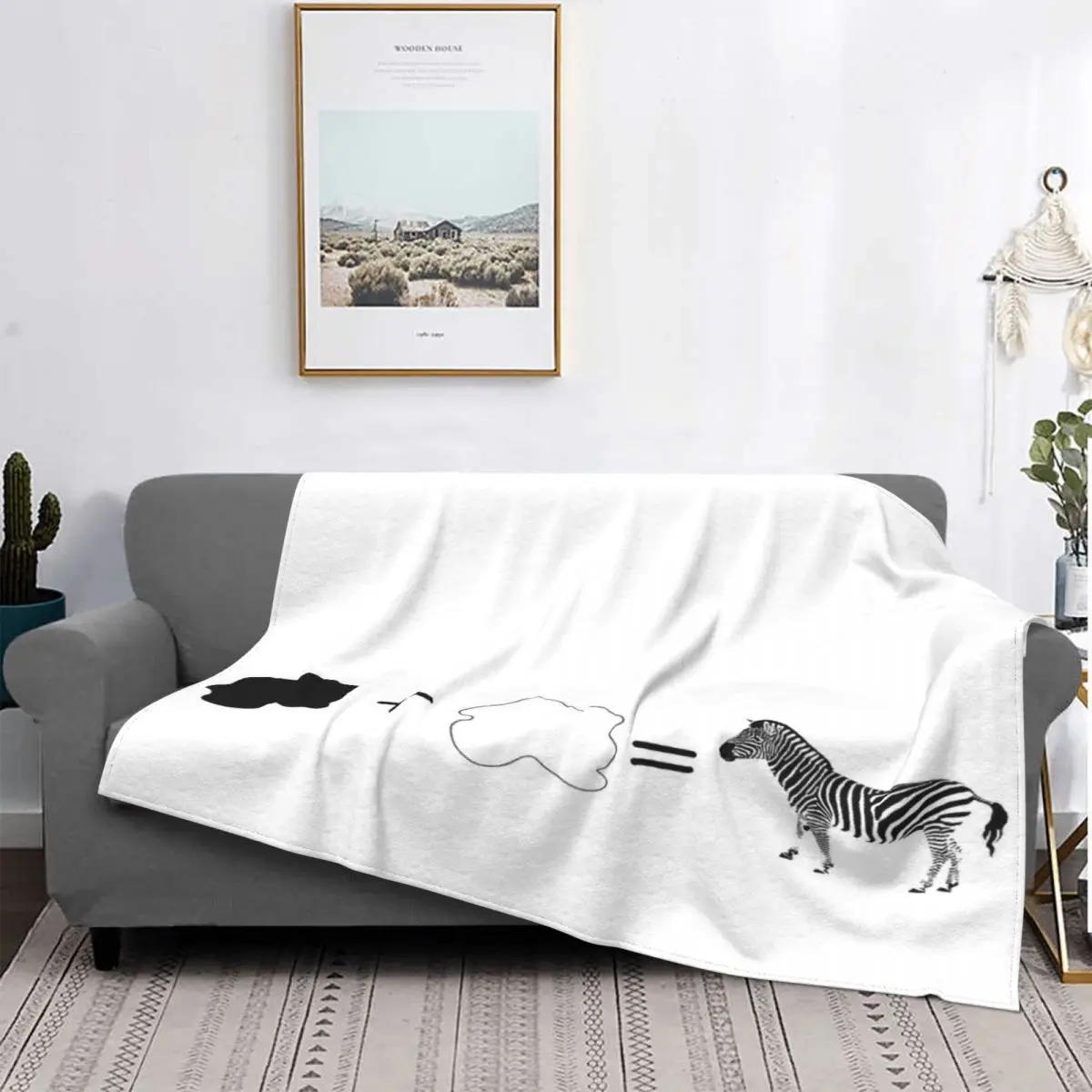 

Manta с принтом, с принтом для детей, с квадратным колчом для камеры, мягкой, пикника, цвета белого и черного цвета, 1 блок