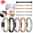 Пятирядный и двухрядный браслет на запястье для Fitbit Charge 3 frontierремешок в классическом стиле для смарт-часов Fitbit Charge 3