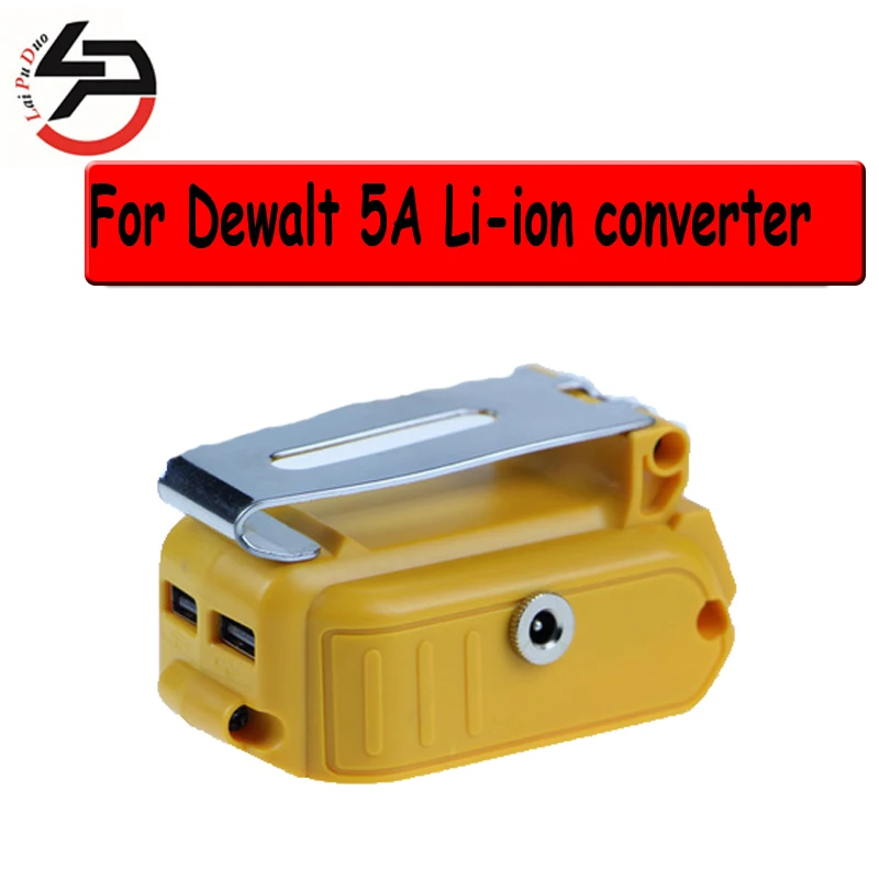 

Зарядное устройство 5А для литиевых аккумуляторов Dewalt, 20 в, 12 В постоянного тока