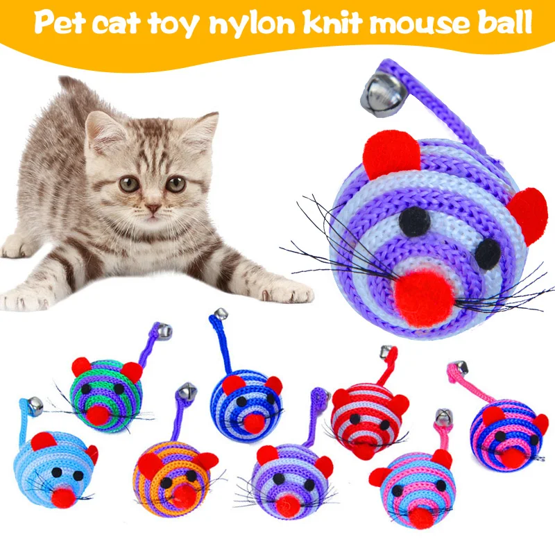 Принадлежности для тренировки животных кошка собака мышь соломенный шар нейлон