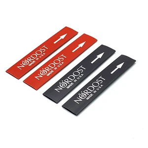 Nordost heat shrinkable tube insulated cable 4-8mm direction sleeve DIY HiFi audio speaker cable shrink tube 10 red 10 black