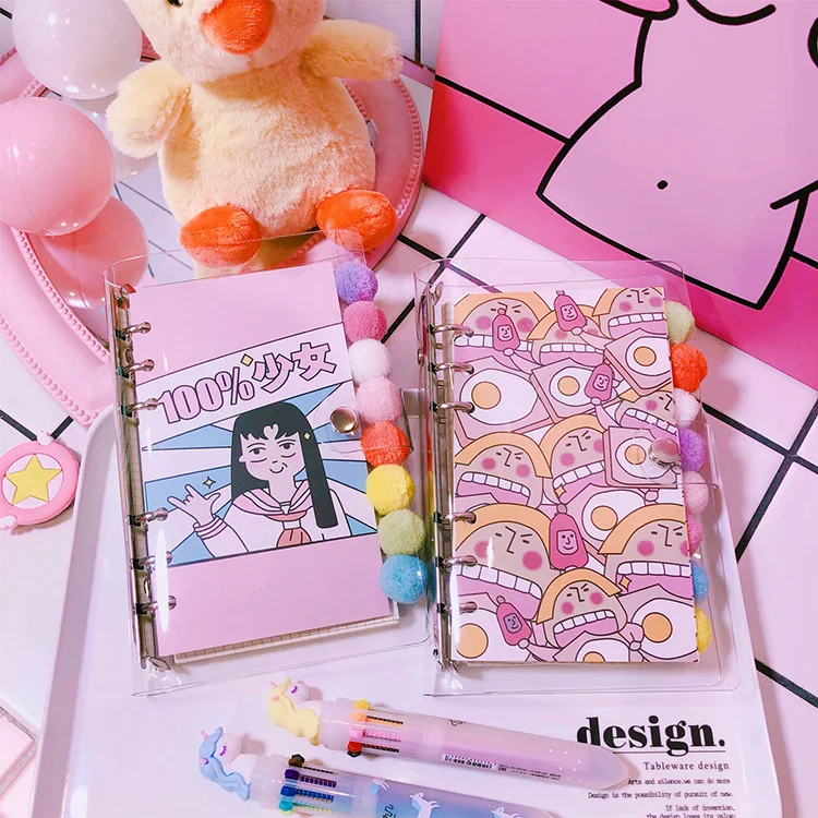 A6, милый Ежедневник для девочек, органайзер, Kawaii, записная книжка,, корейский планировщик, переплет, пули, дневник, Еженедельный план, канцелярские принадлежности, подарок для школы