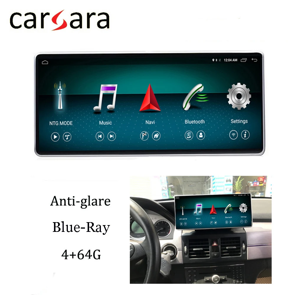 Сенсорный экран GLK Android 10 25 для Mercedes Ben z X204 08 12 обновление радио поддержка