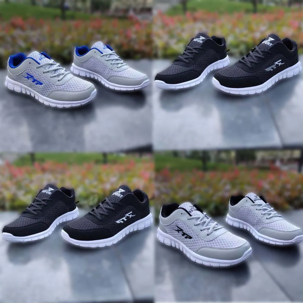 

SAGACE Sneakers Men's Fashion Casual Mesh shoes men Breathable Sports shoes for male Lace up Sneakers mens casual shoes hot sale