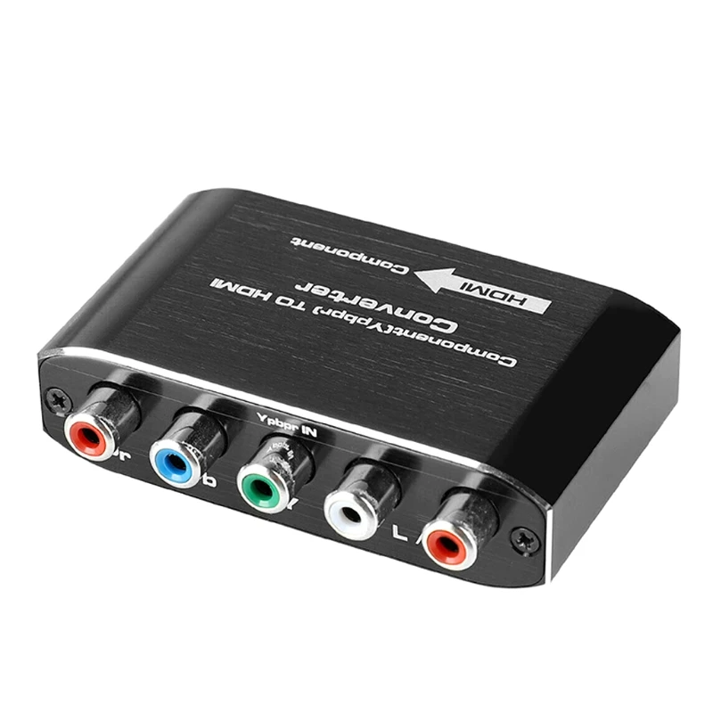 

RCA стерео аудио к HDMI-compatibl компонент преобразователя видео композитный адаптер поддерживает игроков Портативный аудио видео оборудование